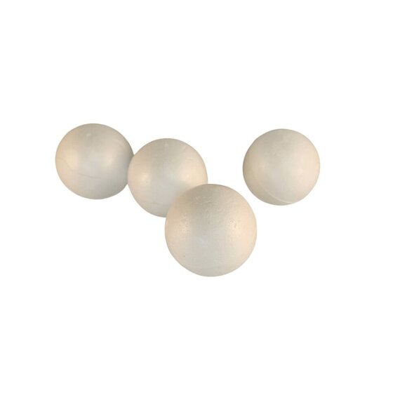 Smooth Foam Balls Craft Supplies 2.9 Inch 4-Pack - Picture 3 of 4